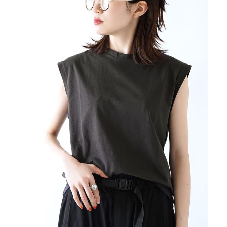 zootie（ズーティー）：URBAN PLUS フレンチスリーブカットソー | e-zakkamania stores | 詳細画像9 