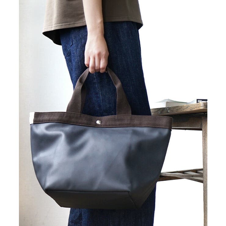 ネイビー | ミニョン トートバッグ［ラージ］ | e-zakkamania stores