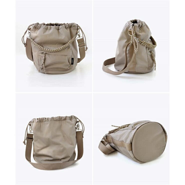 コードストラップ ドローストリング 巾着ショルダーバッグ | e-zakkamania stores | 詳細画像11 