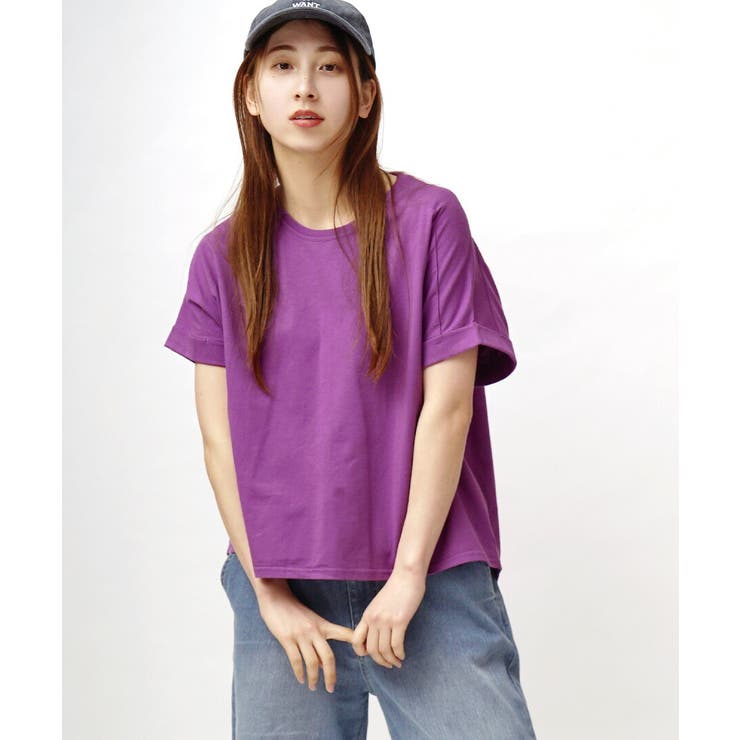 グレープ | zootie（ズーティー）：汗しみない Tシャツ［ワイドシルエット］ | e-zakkamania stores