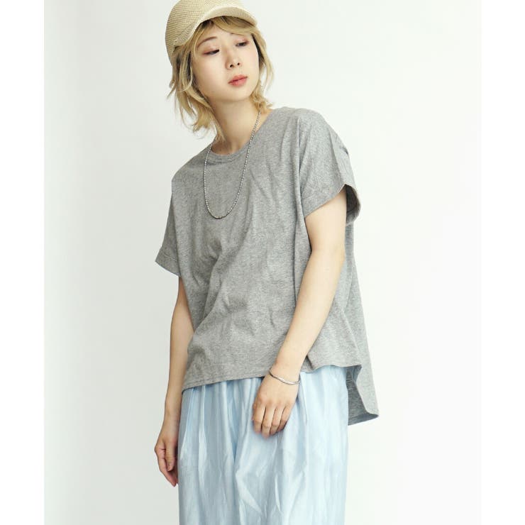 モクグレー | zootie（ズーティー）：汗しみない Tシャツ［ワイドシルエット］ | e-zakkamania stores
