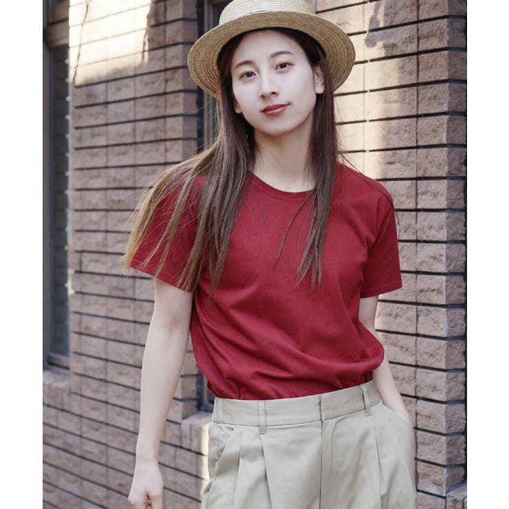 マダーレッド | zootie（ズーティー）：汗しみない Tシャツ［スタンダード］ | e-zakkamania stores