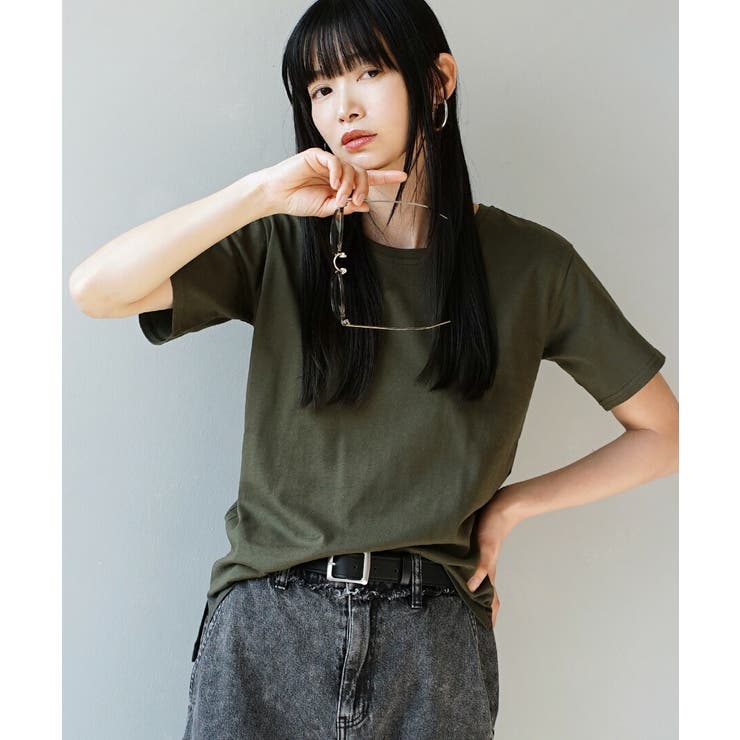 ダークカーキ | zootie（ズーティー）：汗しみない Tシャツ［スタンダード］ | e-zakkamania stores