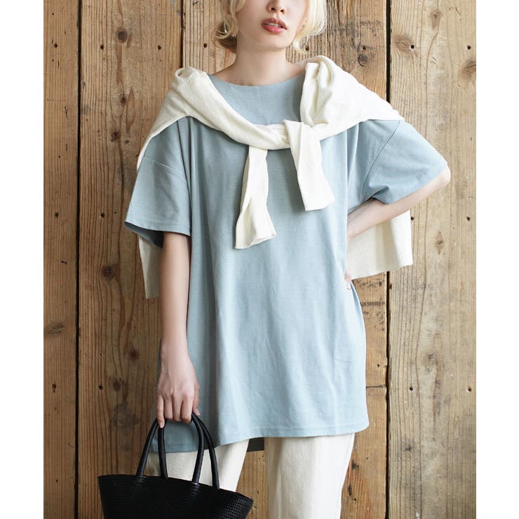 サックス | zootie（ズーティー）：URBAN PLUS オーバーカットソー | e-zakkamania stores