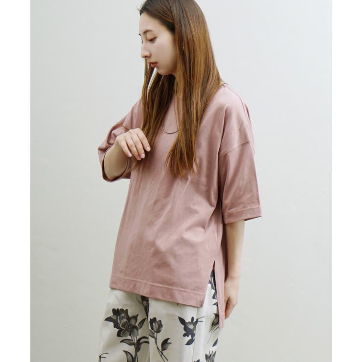 ダスティピンク | zootie（ズーティー）：URBAN PLUS スリットTシャツ | e-zakkamania stores