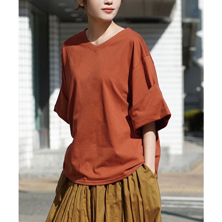 テラコッタレッド | zootie（ズーティー）：URBAN PLUS ロールアップスリーブ | e-zakkamania stores
