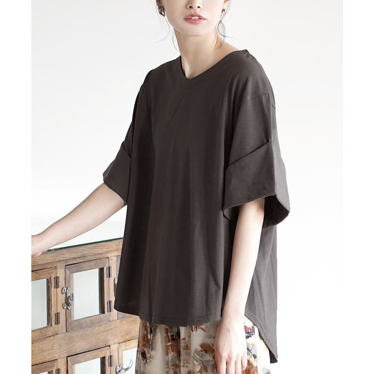 チャコール | zootie（ズーティー）：URBAN PLUS ロールアップスリーブ | e-zakkamania stores
