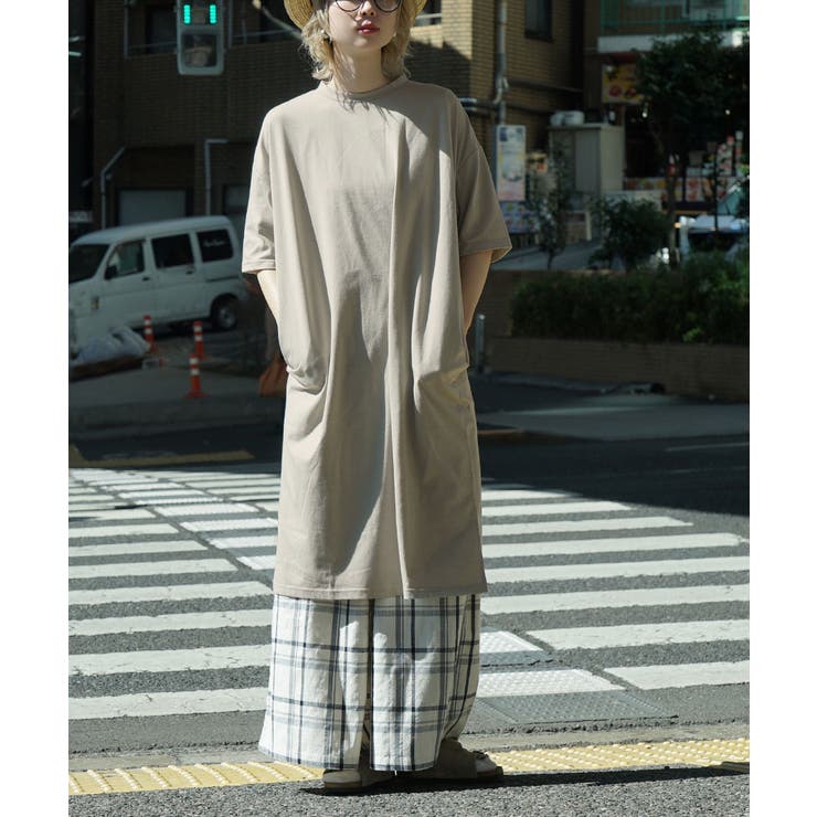 グレージュ | zootie（ズーティー）：URBAN PLUS TEEワンピース | e-zakkamania stores