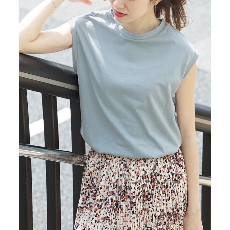 サックス | zootie（ズーティー）：URBAN PLUS フレンチスリーブカットソー | e-zakkamania stores