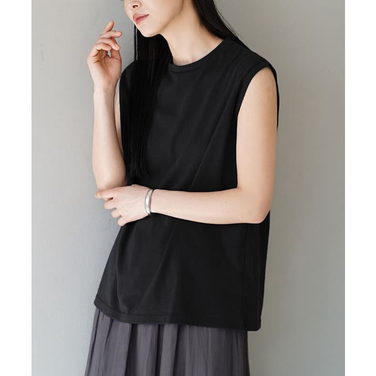 ブラック | zootie（ズーティー）：URBAN PLUS フレンチスリーブカットソー | e-zakkamania stores