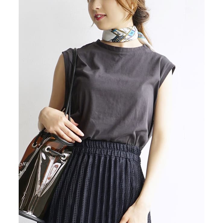 チャコール | zootie（ズーティー）：URBAN PLUS フレンチスリーブカットソー | e-zakkamania stores
