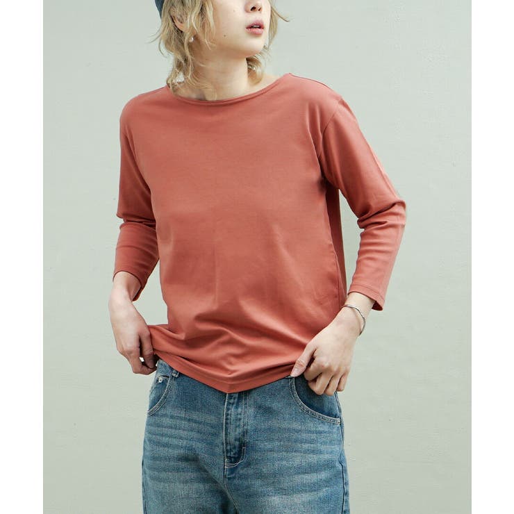 カットソー(長袖/七分) SULLY ELASTIC CREW NECK TOP 楽天市場】7分袖 Tシャツ メンズ クルーネック 無地 カットソー ダブル