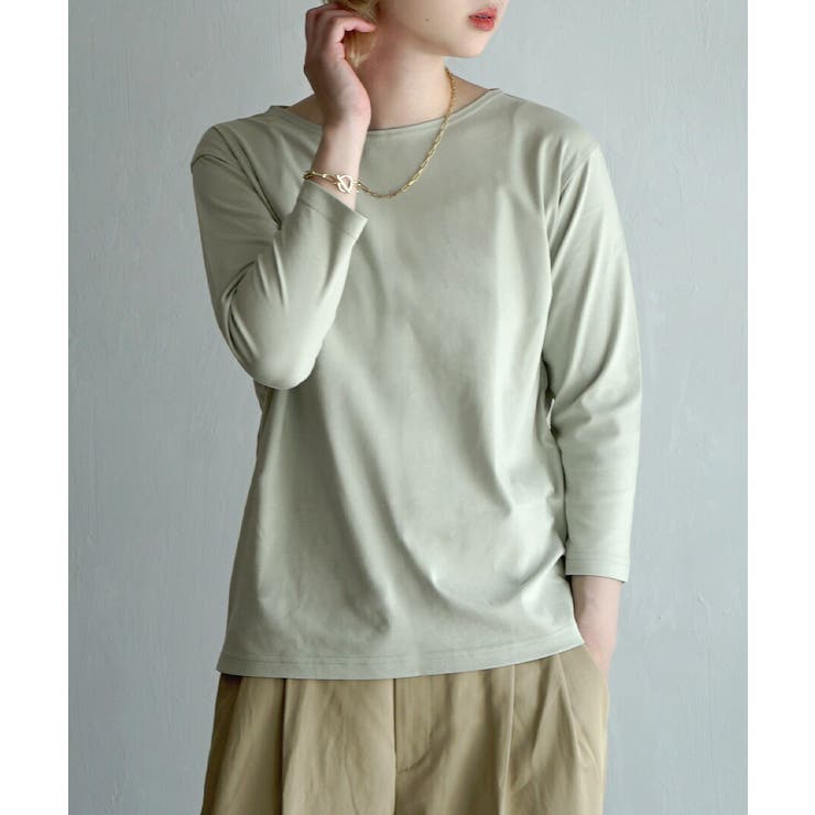 カットソー(長袖/七分) SULLY ELASTIC CREW NECK TOP 楽天市場】7分袖 Tシャツ メンズ クルーネック 無地 カットソー ダブル