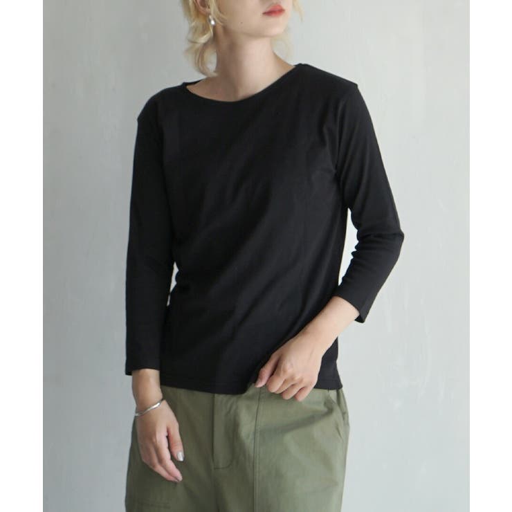 Tシャツ(長袖/七分) digne boat neck tee 楽天市場】【SALE】EIJI エイジ ボートネック 七分袖 Tシャツ メンズ