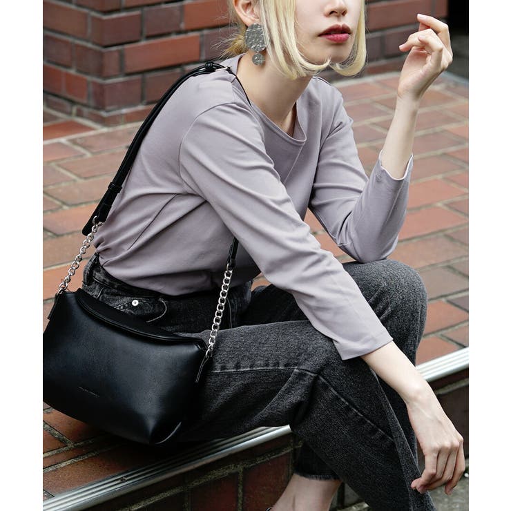 zootie（ズーティー）：シルキースムースコットン Tシャツ［七分袖