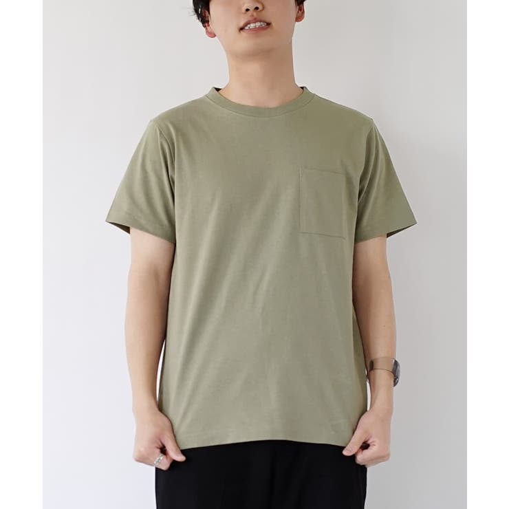 アッシュカーキ | zootie（ズーティー）：汗しみない クルーネック ポケット | e-zakkamania stores