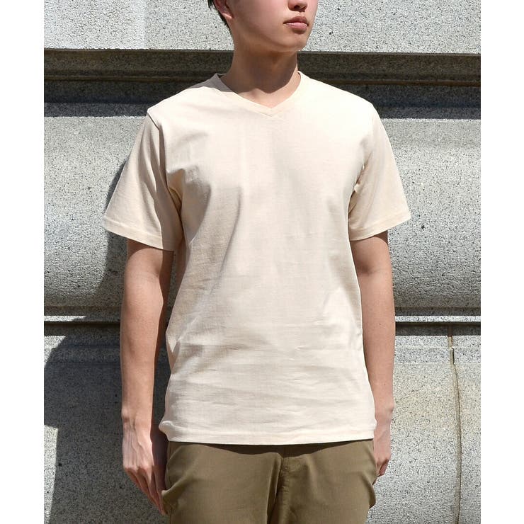 アイボリー | zootie（ズーティー）：汗しみない Vネック Tシャツ［メンズ］ | e-zakkamania stores