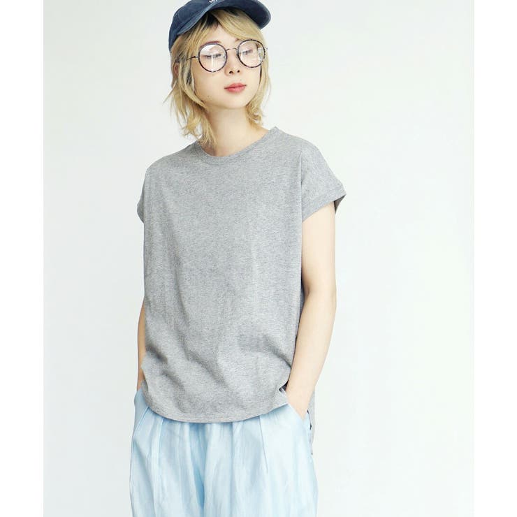 モクグレー | zootie（ズーティー）：汗しみない Tシャツ［フレンチスリーブ］ | e-zakkamania stores