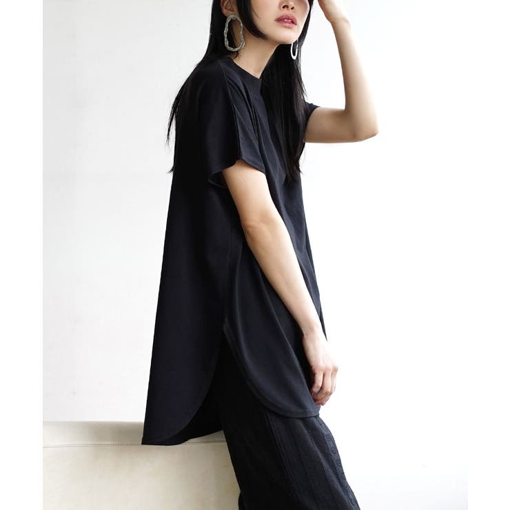 ブラック | zootie（ズーティー）：URBAN PLUS ハイネックカットソー | e-zakkamania stores