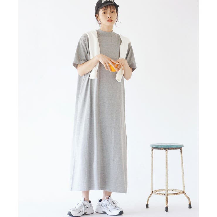 モクグレー | zootie（ズーティー）：汗しみない TEEワンピース | e-zakkamania stores