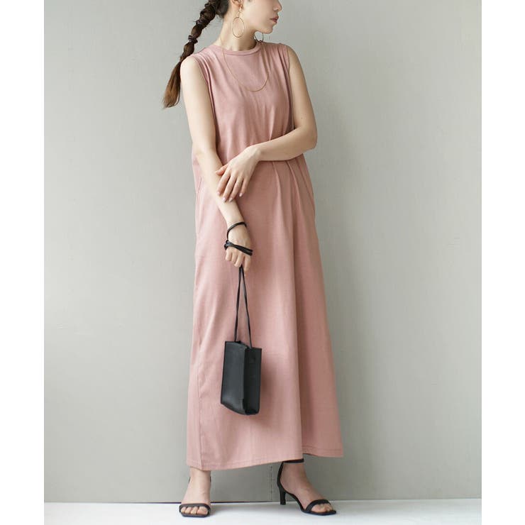 ダスティピンク | zootie（ズーティー）：URBAN PLUS ノースリーブワンピース | e-zakkamania stores