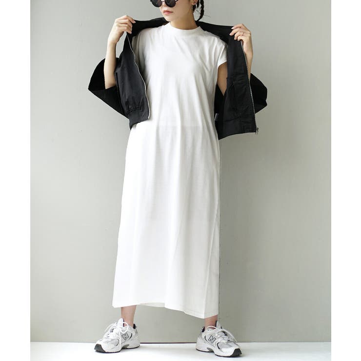 オフホワイト | zootie（ズーティー）：URBAN PLUS フレンチスリーブワンピース | e-zakkamania stores