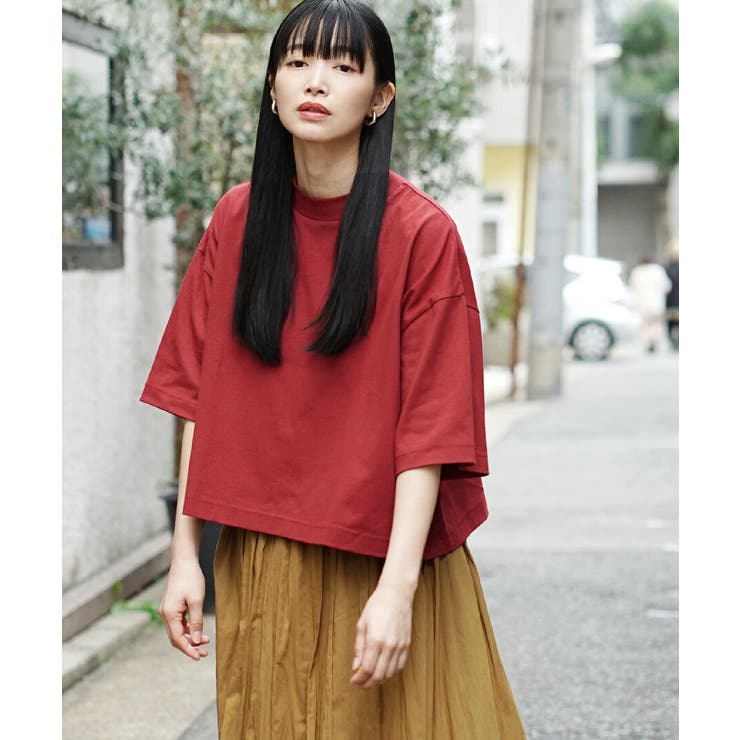 zootie（ズーティー）：汗しみない クロップドTシャツ[品番