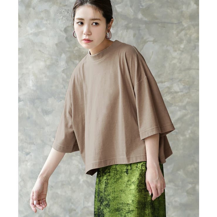カフェモカ | zootie（ズーティー）：汗しみない クロップドTシャツ | e-zakkamania stores