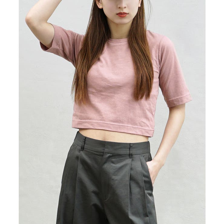 ダスティピンク | zootie（ズーティー）：URBAN PLUS カップ付きミニTシャツ | e-zakkamania stores