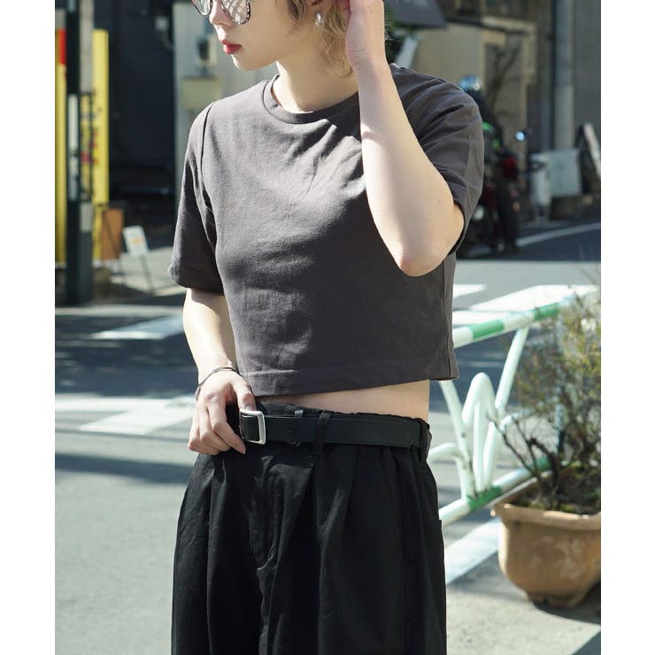 チャコール | zootie（ズーティー）：URBAN PLUS カップ付きミニTシャツ | e-zakkamania stores