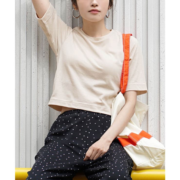 ライトベージュ | zootie（ズーティー）：URBAN PLUS カップ付きミニTシャツ | e-zakkamania stores