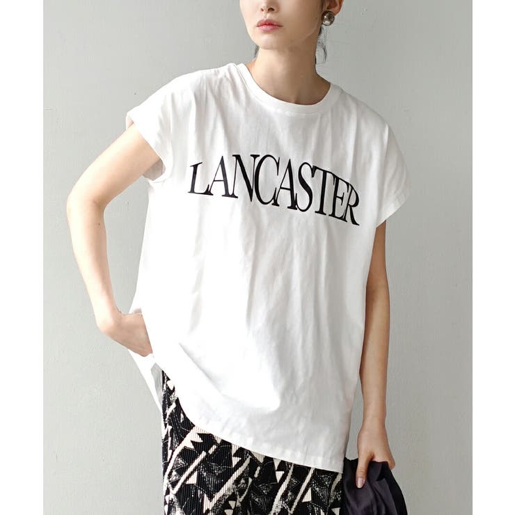 オフホワイト | ドルマンフレンチスリーブ ロゴTシャツ | e-zakkamania stores