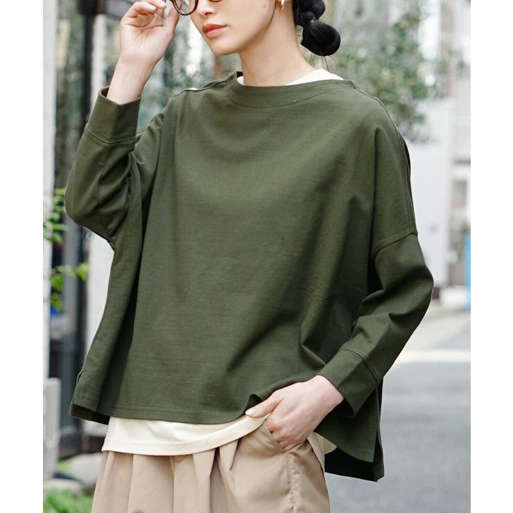 カーキ | zootie（ズーティー）：シミヘン加工 フレンチバスク ワイドプルオーバー［ボ… | e-zakkamania stores