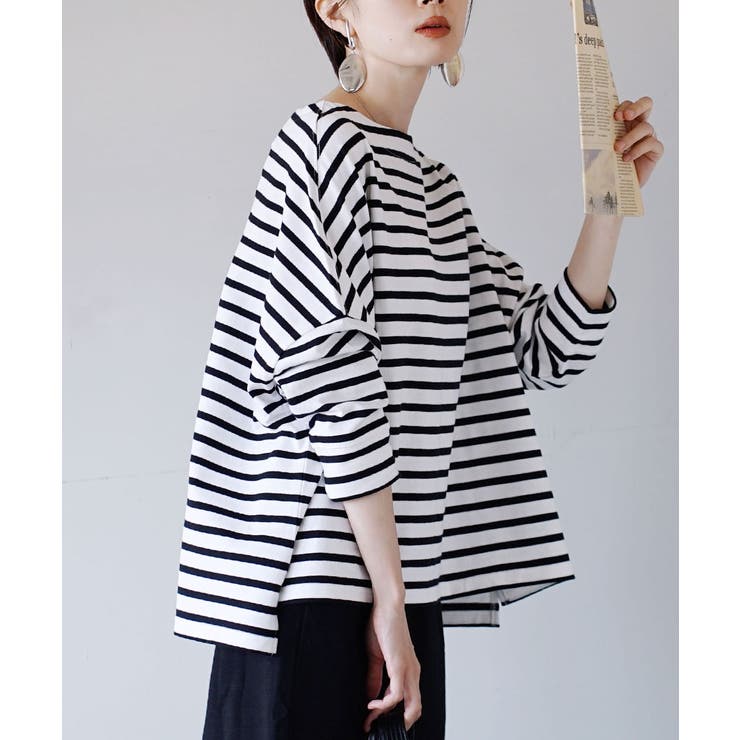 オフ×ブラック | zootie（ズーティー）：シミヘン加工 フレンチバスク ワイドプルオーバー［ボ… | e-zakkamania stores