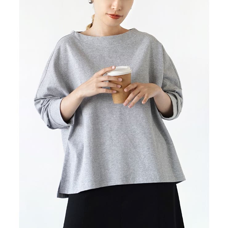 モクグレー | zootie（ズーティー）：シミヘン加工 フレンチバスク ワイドプルオーバー［ボ… | e-zakkamania stores