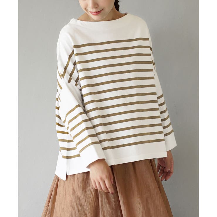 パネルオフ×オーカー | zootie（ズーティー）：シミヘン加工 フレンチバスク ワイドプルオーバー［ボ… | e-zakkamania stores