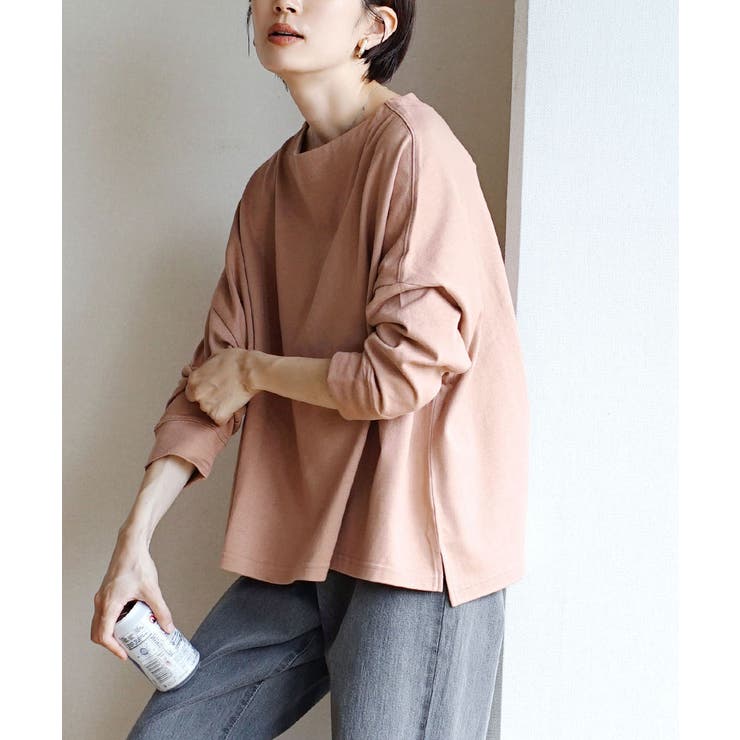 モカベージュ | zootie（ズーティー）：シミヘン加工 フレンチバスク ワイドプルオーバー［ボ… | e-zakkamania stores