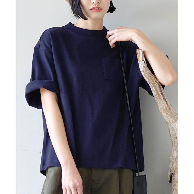 ネイビー | zootie（ズーティー）：シミヘン加工 フレンチバスクシャツ［半袖］ | e-zakkamania stores