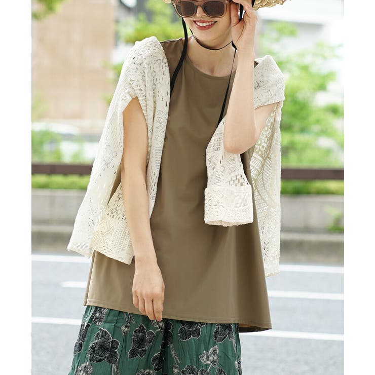 カーキベージュ | zootie（ズーティー）：DAILY UTILITY ラッシュガード［ノースリ… | e-zakkamania stores