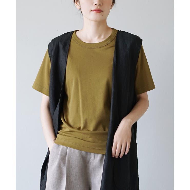 オーカー | zootie（ズーティー）：シルキースムースコットン Tシャツ［半袖］ | e-zakkamania stores