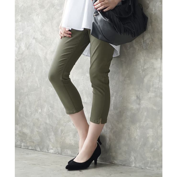 オリーブ | zootie（ズーティー）：エアパンツ［クロップド］ | e-zakkamania stores