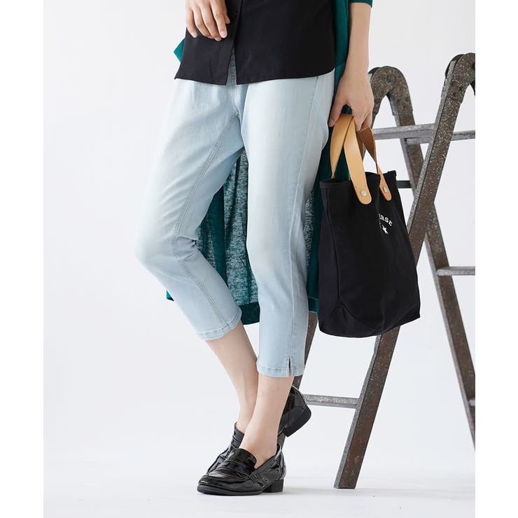 デニム［ブリーチ］ | zootie（ズーティー）：エアパンツ［クロップド］ | e-zakkamania stores