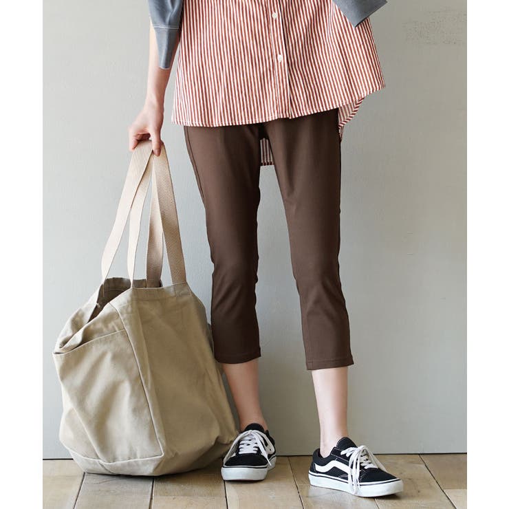 ブラウン | zootie（ズーティー）：エアパンツ［クロップド］ | e-zakkamania stores