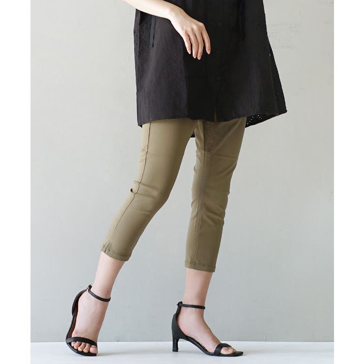 ダークベージュ | zootie（ズーティー）：エアパンツ［クロップド］ | e-zakkamania stores