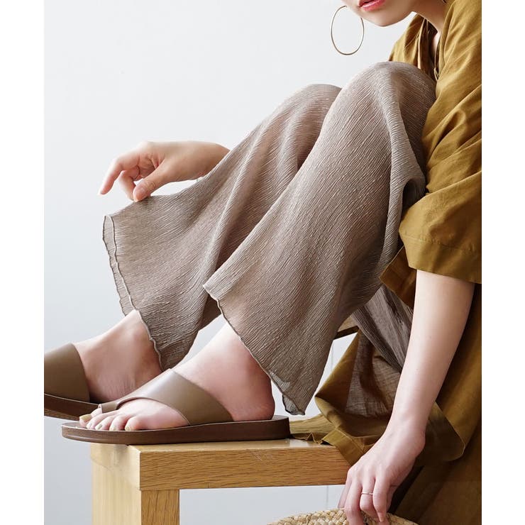 モカブラウン | zootie（ズーティー）：シアーレギンスパンツ［楊柳シフォン］ | e-zakkamania stores