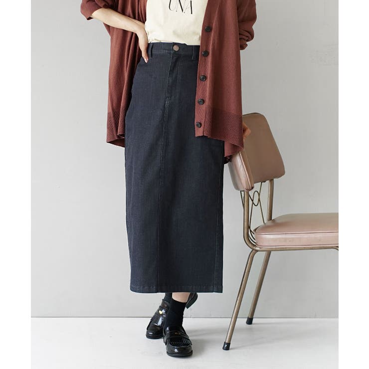 デニム［インディゴ］ | zootie（ズーティー）：エア ペンシルスカート | e-zakkamania stores