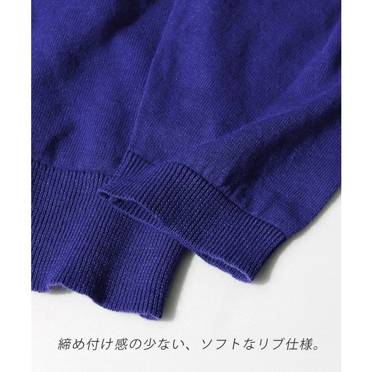 zootie（ズーティー）：コットンリネン ドロップショルダー カーディガン | e-zakkamania stores | 詳細画像8 
