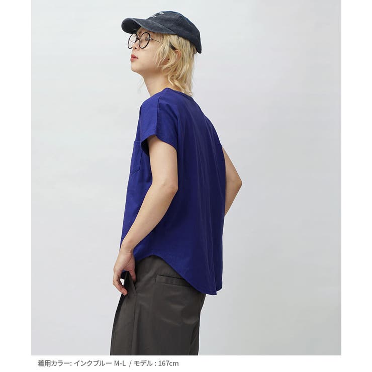 zootie（ズーティー）：汗しみない Tシャツ［Vネック ポケットTEE］ | e-zakkamania stores | 詳細画像16 