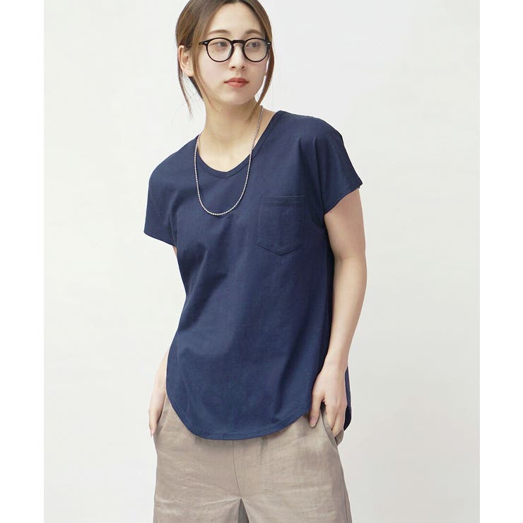 zootie（ズーティー）：汗しみない Tシャツ［Vネック ポケットTEE］ | e-zakkamania stores | 詳細画像25 