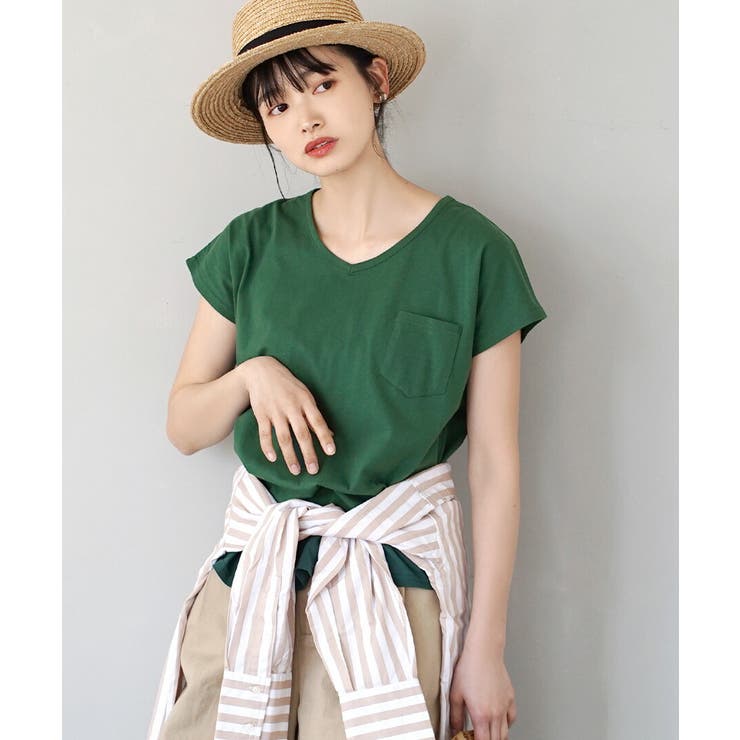 zootie（ズーティー）：汗しみない Tシャツ［Vネック ポケットTEE］ | e-zakkamania stores | 詳細画像29 